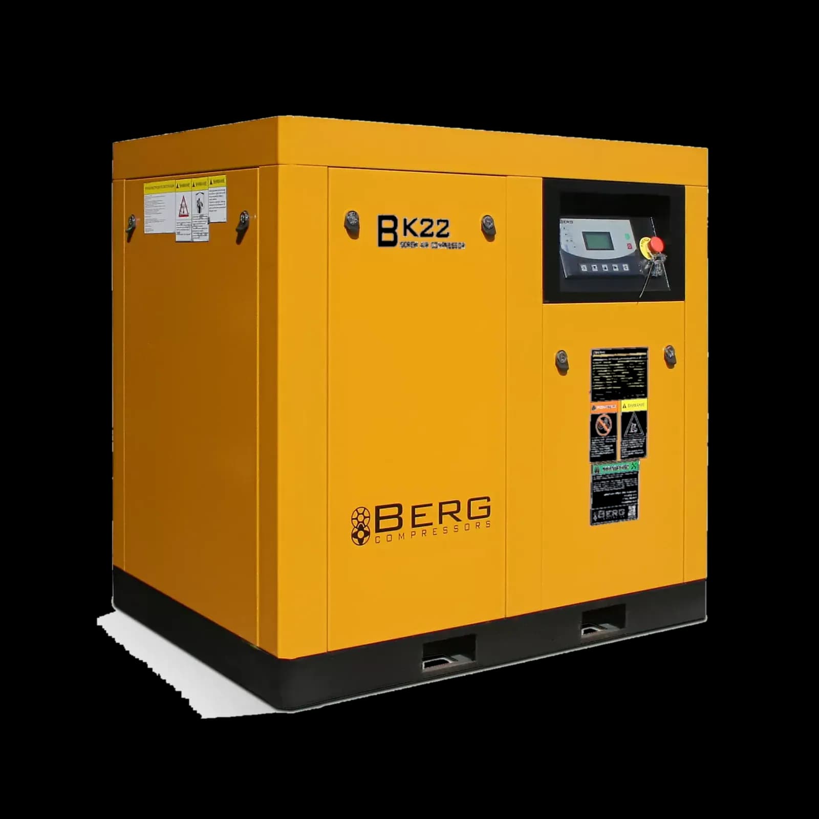 Винтовой компрессор BERG ВК-22, 16 бар, с преобразователем (16 бар, IP 55, С преобразователем) — фото 4